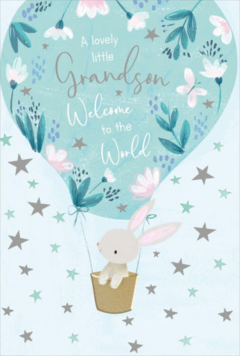 Picture of GRANDSON WELCOME TO THE WORLD CARD